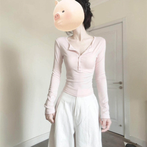 粉色防晒长袖t恤女夏季空调罩衫