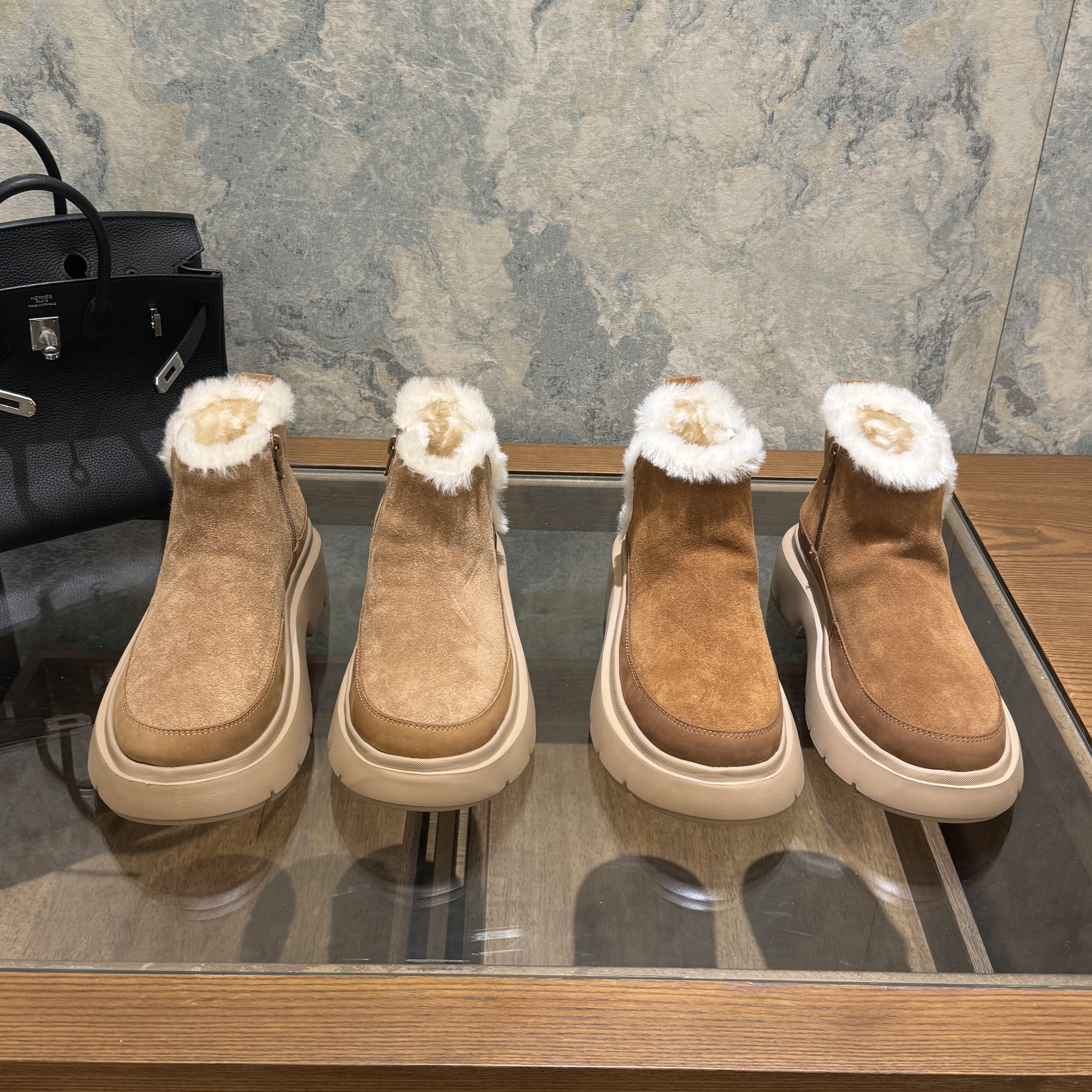 增高5.5cm！25秋冬新款缪斯系列拉链超轻雪地靴