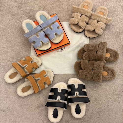 正确版本！澳洲进口羊皮毛一体二舅毛毛拖