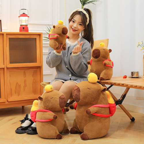 毛绒玩具卡皮巴拉水豚公仔礼物女