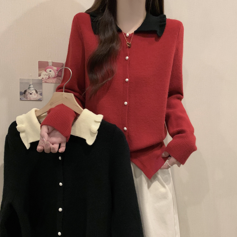 2025年大码女装秋冬新款北极绒针织衫胖妹妹斤网红毛衣女