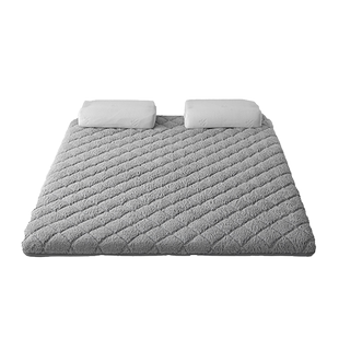 羊羔绒床垫软垫家用褥子冬季加厚保暖海绵垫子榻榻米学生宿舍单人