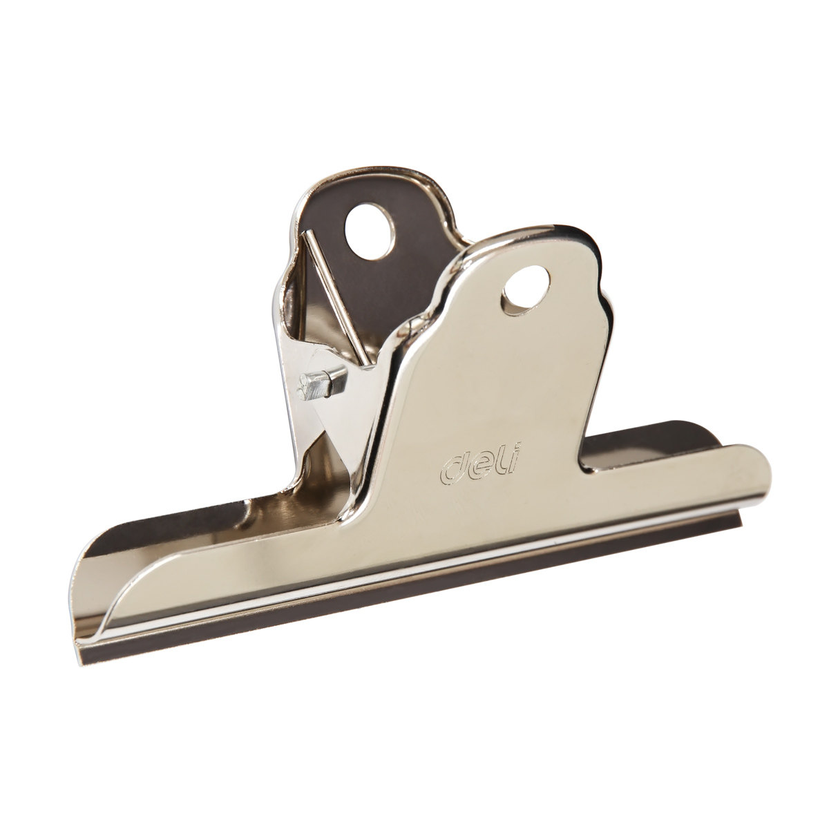 deli/得力9532票夹 票据夹 山形夹 钢夹子 中号 财务票夹 3只/包