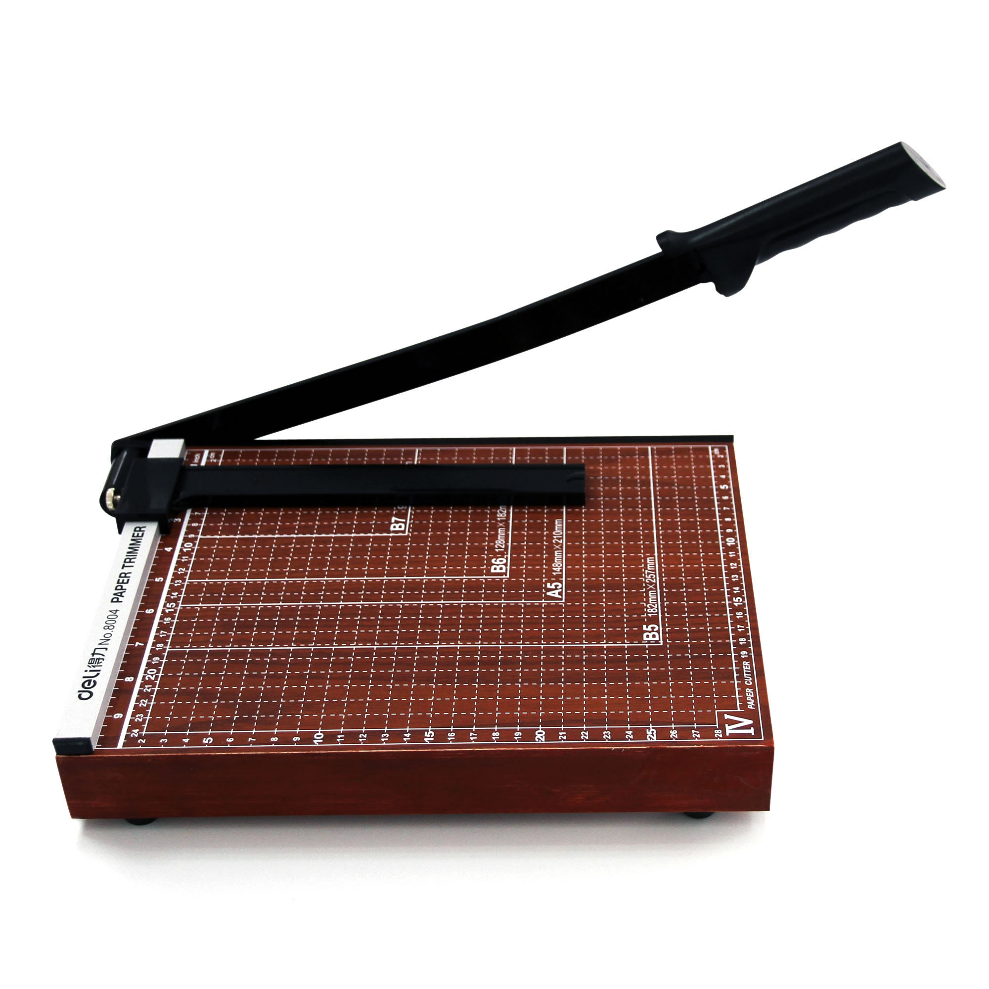 得力8004切纸机 得力a4 木质 切纸刀 裁纸刀 切纸机 裁纸机