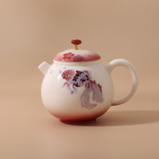 夏禾茶具新款小茶壶景德镇手工泡茶壶小号单壶小品壶高端精致茶壶