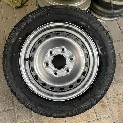 开瑞江豚EV铁轮毂 江豚钢圈 铁轮毂钢圈185/65R15备胎总成15寸