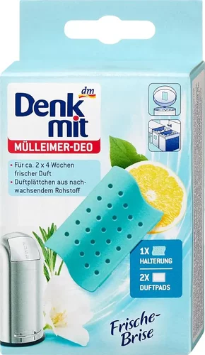 德国本土版Denkmit垃圾桶 清新除臭块 2块装 柠檬味持续28天