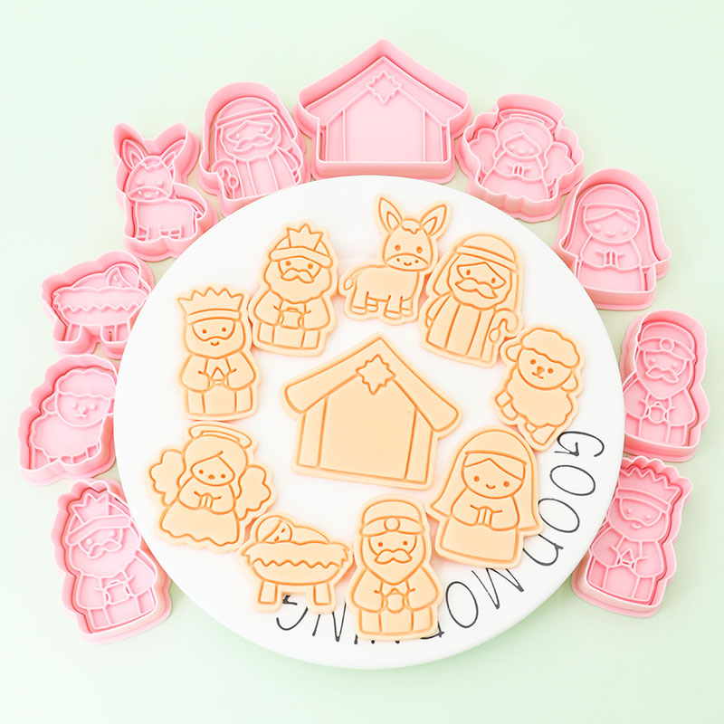 nativity人物系列仿真饼干模具