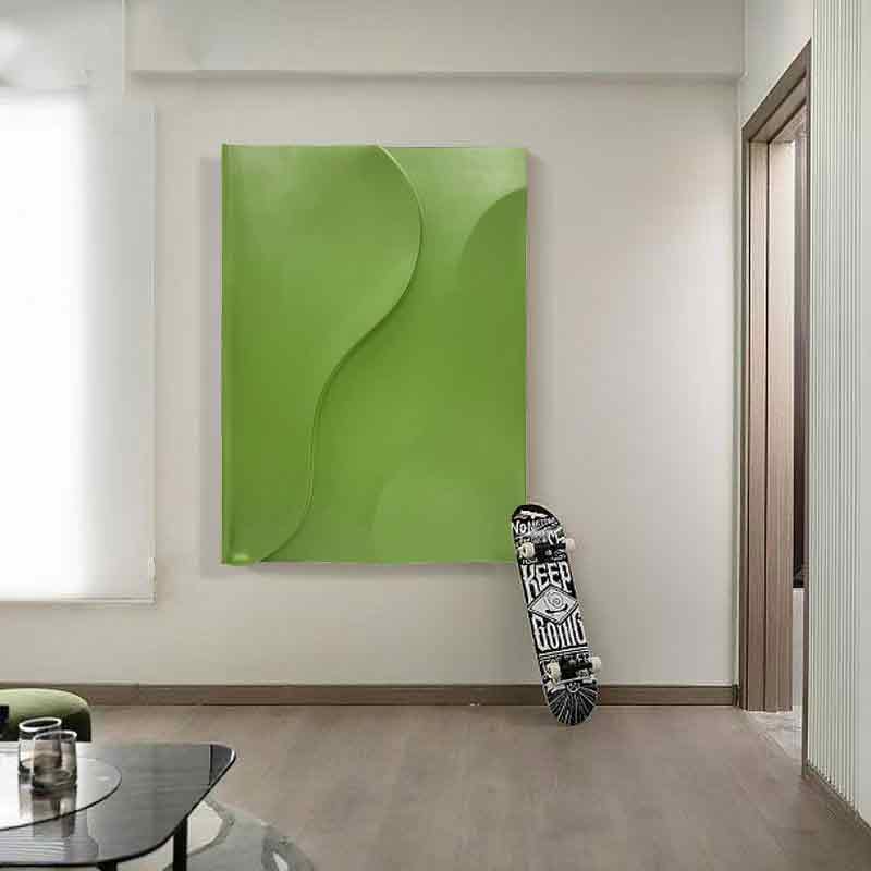 简约现代北欧绿色肌理挂画客厅客厅沙发批发