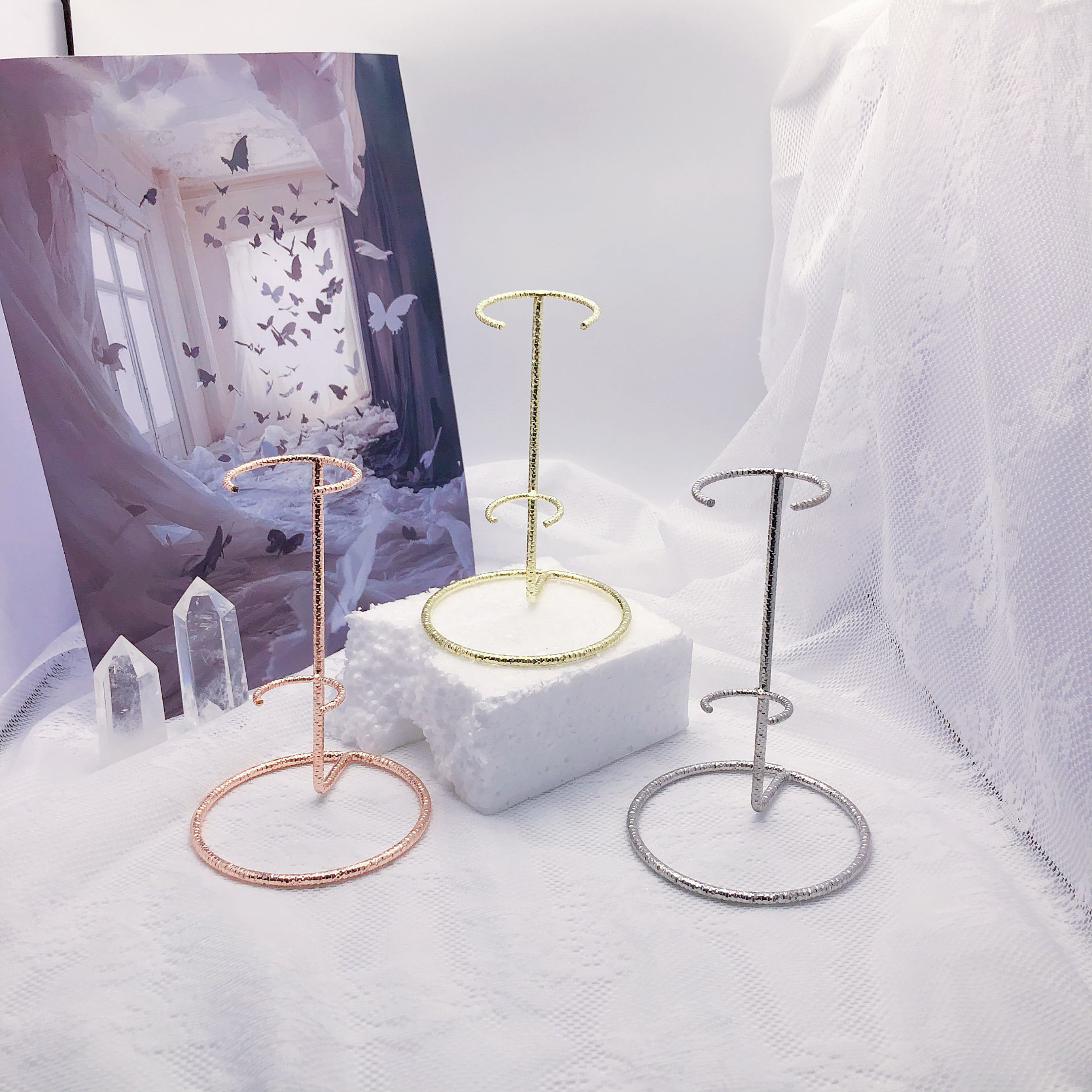 水晶柱原石紫水晶权杖六角柱子形矿标展示固定支架底座ins风成品,饰品/流行首饰/时尚饰品新,奇石,淘宝优惠券,粉丝福利购,淘宝优惠卷