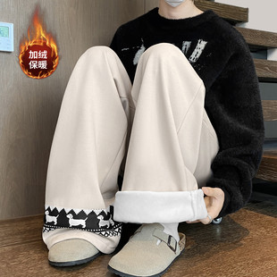 新款 B315 美式 脚设计加绒休闲卫裤 K25913JR 复古裤 冬季