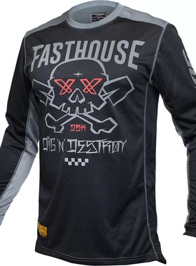 FASTHOUSE摩托自行车速干衣摩托车衣越野赛长袖透气自行车球衣 秋