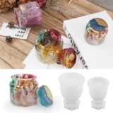 Эпоксидная смола, система хранения, бутылка, силиконовая форма, DIY, зеркальный эффект