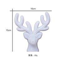 Плесень рога (большой размер) + деревянная опора