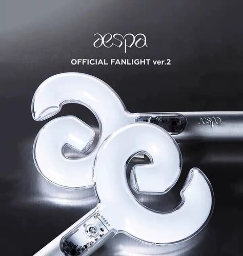 aespa应援棒 OFFICIAL FANLIGHT VER.2 演唱会同款应援灯