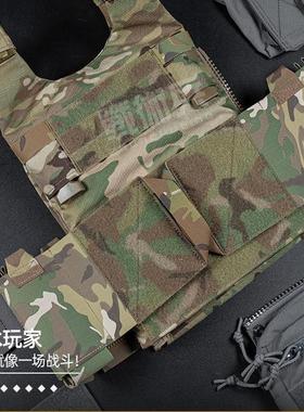 迷彩SS风格LV-119 OVERT战术背心本体胸挂 侧板快拔仓考杜拉马甲