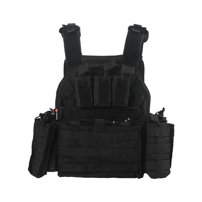 特种兵黑色战术背心模块化多功能马甲作训防刺6094行动版战斗外套