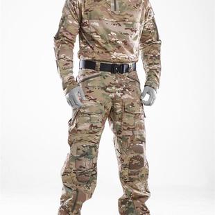 唤龙三龟甲俄罗斯迷彩服套装男G3蛙人作战训练服G4跨境战术裤