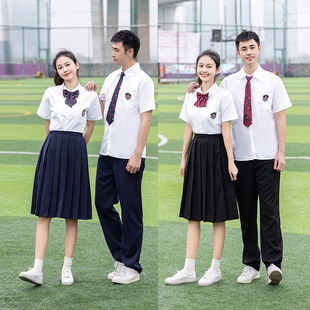 中学生大合唱团演出服初中生毕业照班服男女诗歌朗诵比赛表演服装