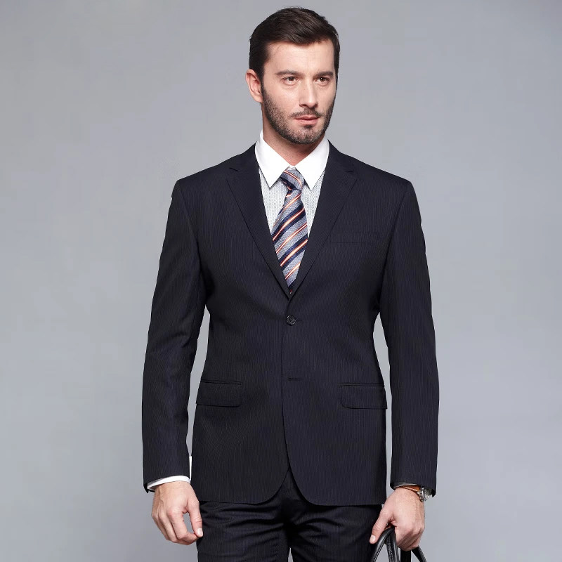 【吉家】商务职业男士抗皱易打理西装外套羊毛西服上衣含桑蚕丝,男装,西服,淘宝优惠券,粉丝福利购,淘宝优惠卷