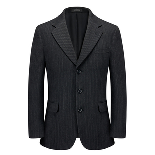 抗皱毛料便西服单西装 吉家休闲男士 外套 100%羊毛