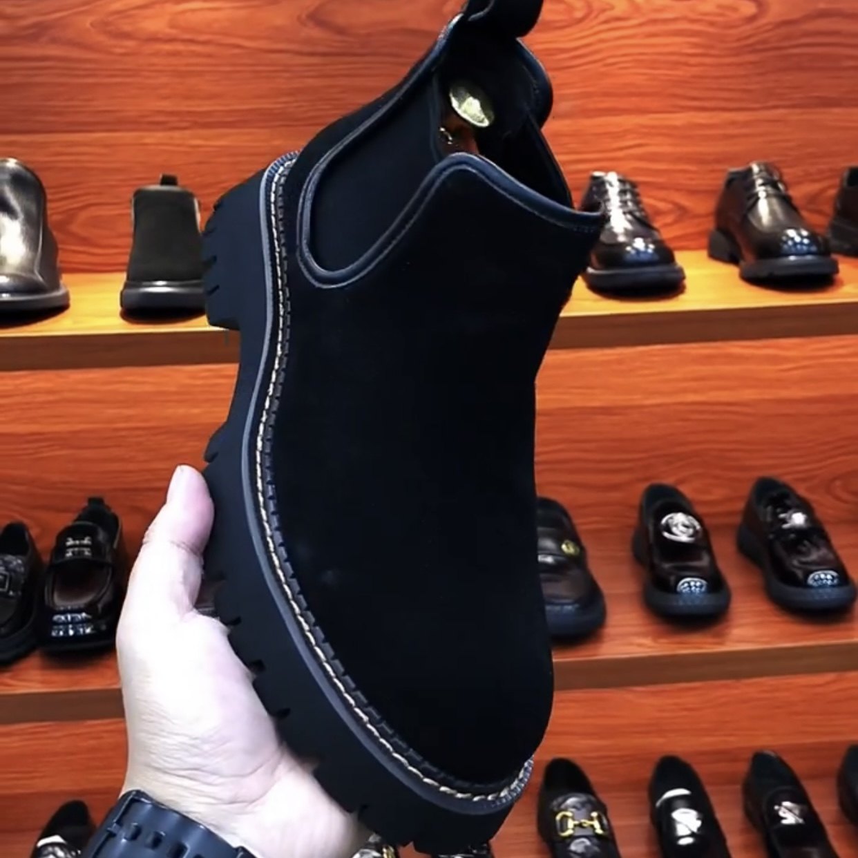 帕达索新款休闲高帮鞋加绒男士磨砂皮鞋透气韩版休闲鞋231146,流行男鞋,切尔西靴,淘宝优惠券,粉丝福利购,淘宝优惠卷