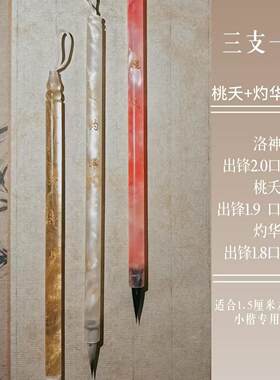 高颜值桃夭灼华洛神毛笔新手小楷