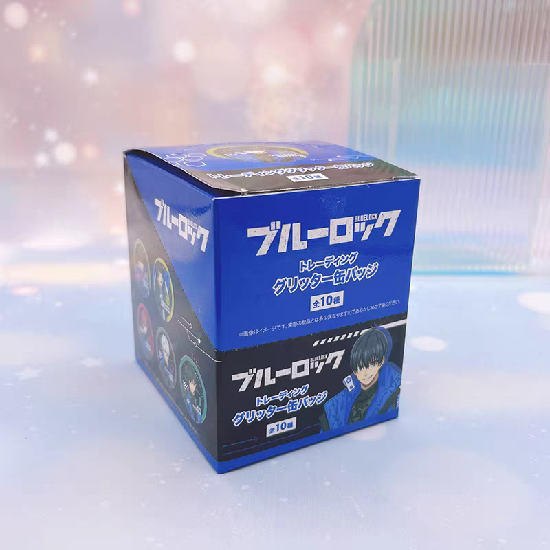 有货日本正版蓝色监狱赛博朋克闪徽章吧唧色纸立牌文件夹周边谷子