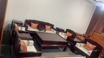 红木家具非洲红酸枝木和天下沙发11件套后背手工檀雕客厅组合沙发