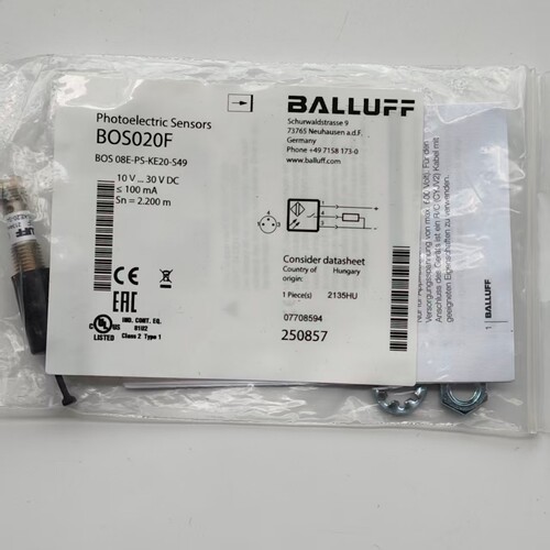 德国进口BALLUFF巴鲁夫光电开关