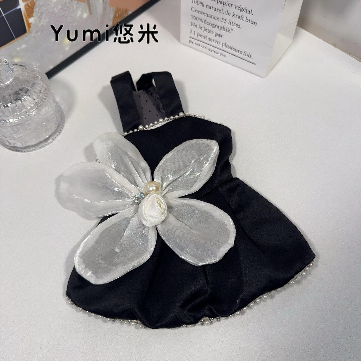 YumiPaws赫本风宠物吊带裙