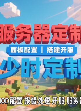 我的世界客户端定制服务端搭建面板服务器配置MC开服报错处理汉化