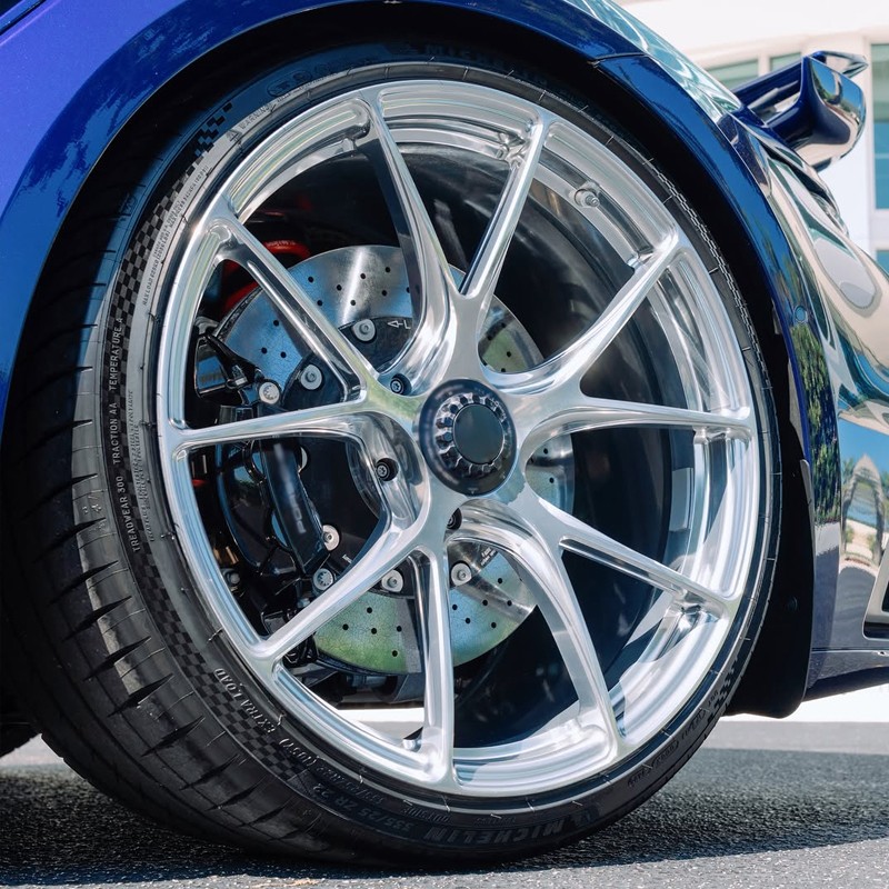 MMN适配保时捷911 Turbo S敞篷版改装精抛锻造轮毂定制19 20 21寸
