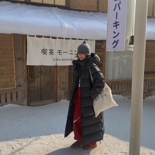 韩版 seven新款 宽松显瘦加厚连帽白鸭绒羽绒服女外套 one 2025冬季