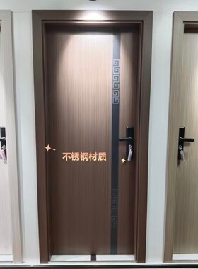 不锈钢室内门加厚房间门卧室简约烤漆门别墅房门自建房门