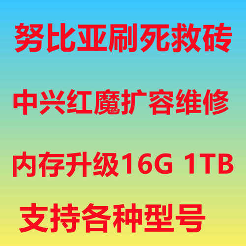 努比亚系列扩容维修救砖