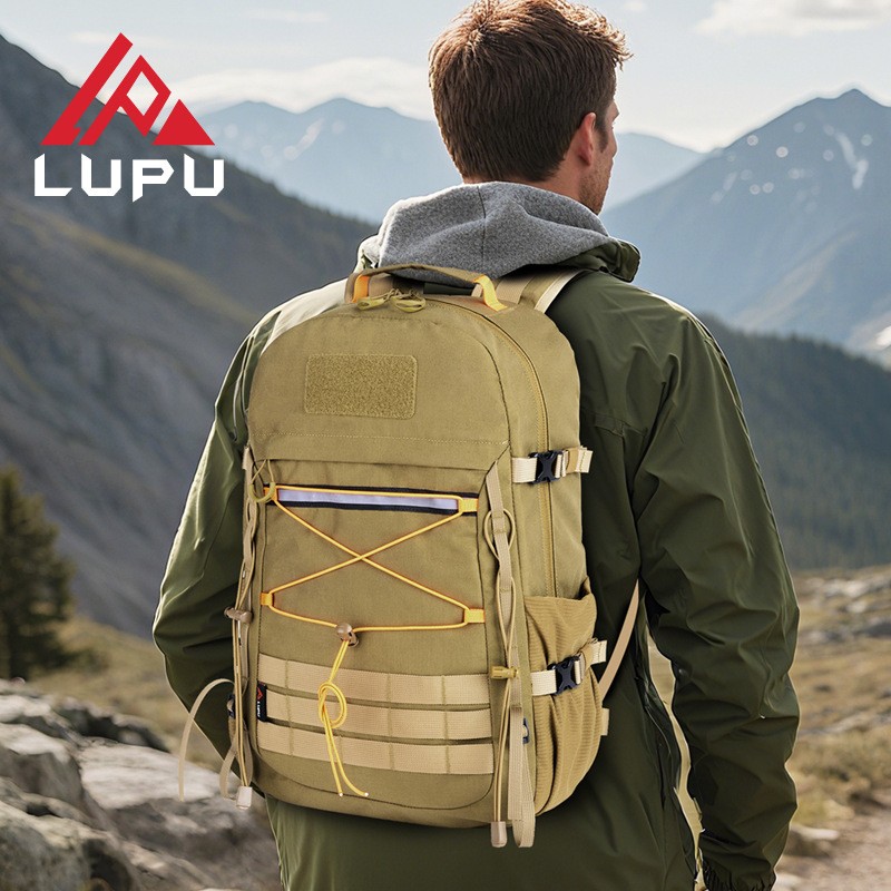 跨境新款户外登山包大容量运动徒步野营双肩包多功能骑行战术背包