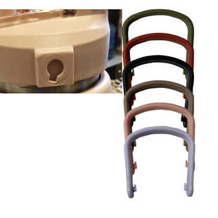 大肚水杯手提水壶提手大容量手柄拎手杯盖配件双卡单孔防摔半圆