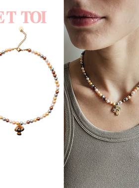 Lamaisonettoi混彩珍珠项链