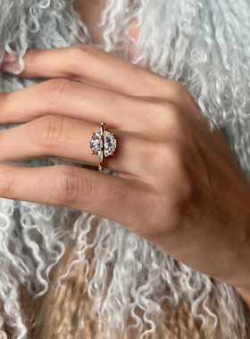 LHWindsor温莎珠宝圆冰竹节戒指