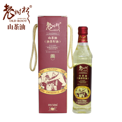 老树根山茶油礼盒540ml 纯正压榨 食用油