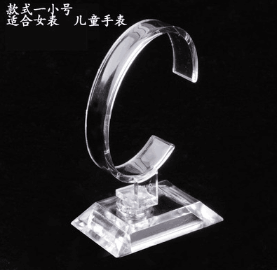 Прозрачные акриловые часы, пластиковый стенд, трубка