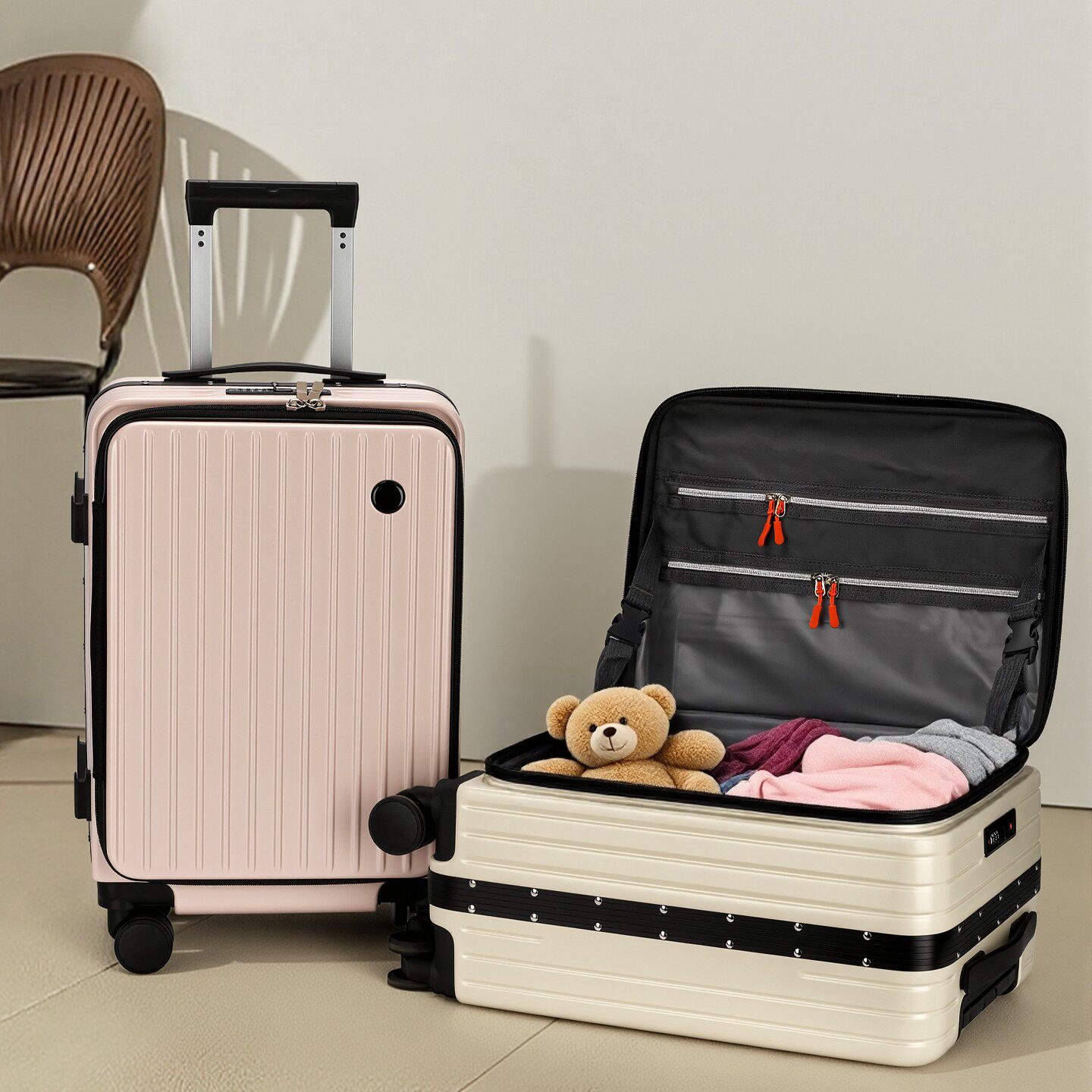 新款一九开行李箱24寸女学生拉杆箱万向轮男20寸登机箱硬皮箱