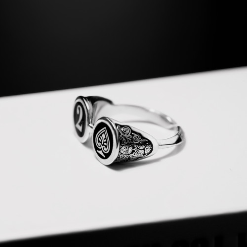 GBDL原创设计|FATE RING 命运指环|墨镜戒指祖铭落牌抓牌戒指