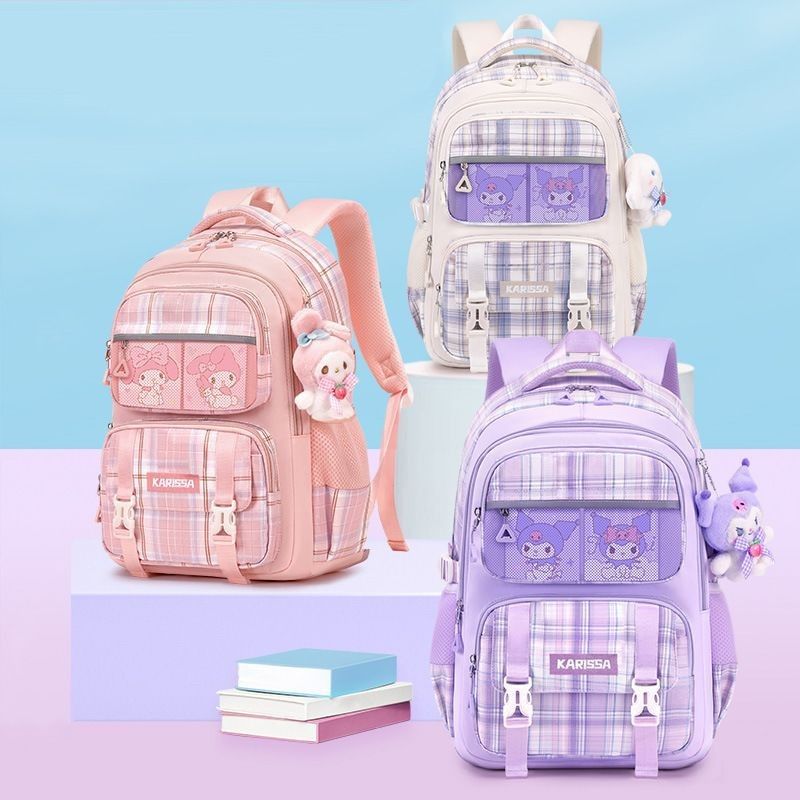 儿童小学生书包女童牛津布大容量轻便背包