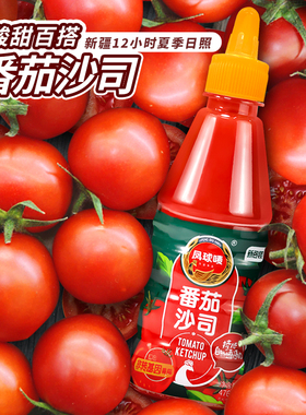 凤球唛番茄沙司476g挤挤瓶家用番茄调味酱商用批发新疆非转基因