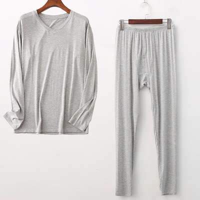 男士薄款秋衣秋衣莫代尔