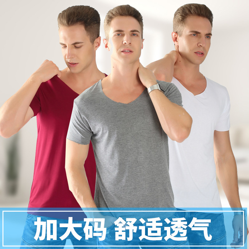 薄款大号大码短袖男T恤
