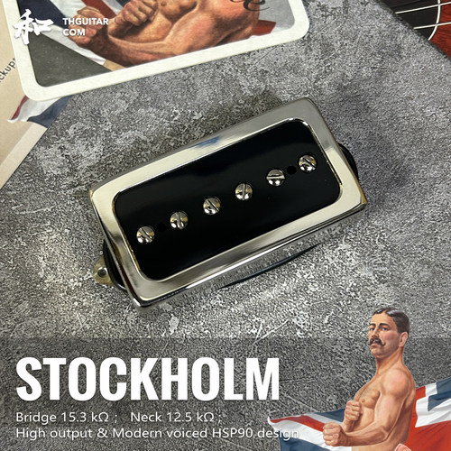 Stockholm HSP90 双线圈尺寸P90拾音器 英国BKP手工缠绕发烧