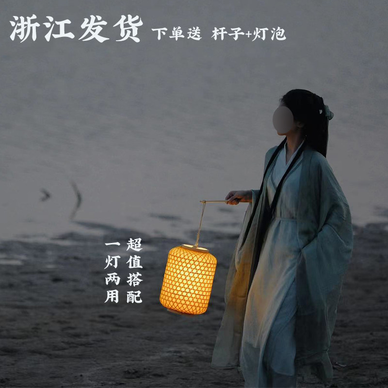 汉服拍照灯笼手提灯笼手提灯活动图片